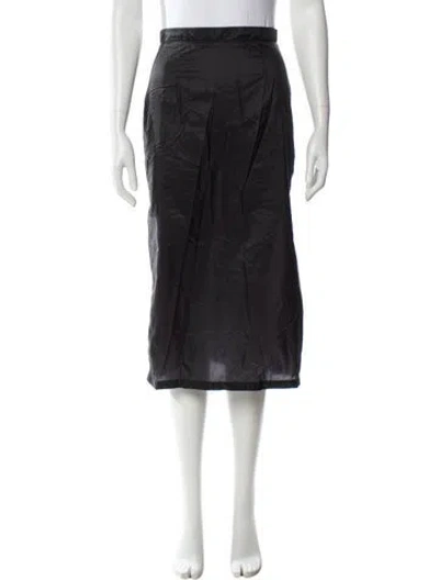 Pre-owned Maison Margiela 2023 Midi Length Skirt In Black