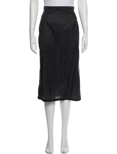Pre-owned Maison Margiela 2023 Midi Length Skirt In Black