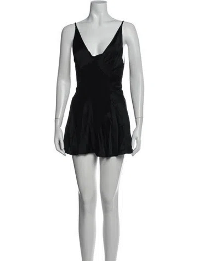 Pre-owned Maison Margiela 2023 Mini Dress In Black