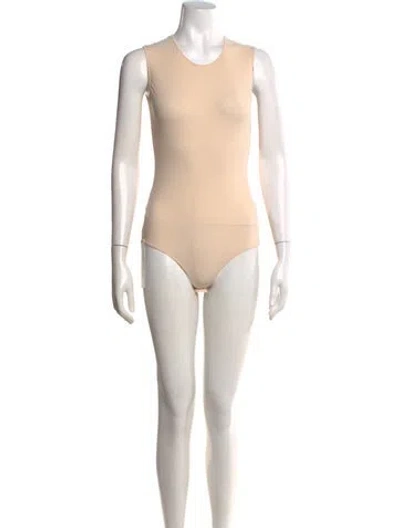 Pre-owned Maison Margiela 2023 Nylon Bodysuit In Neutrals