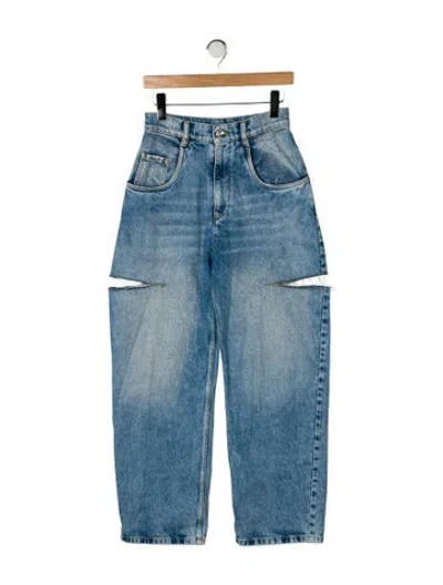 Pre-owned Maison Margiela 2023 Straight Leg Jeans In Blue