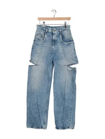 Pre-owned Maison Margiela 2023 Straight Leg Jeans In Blue