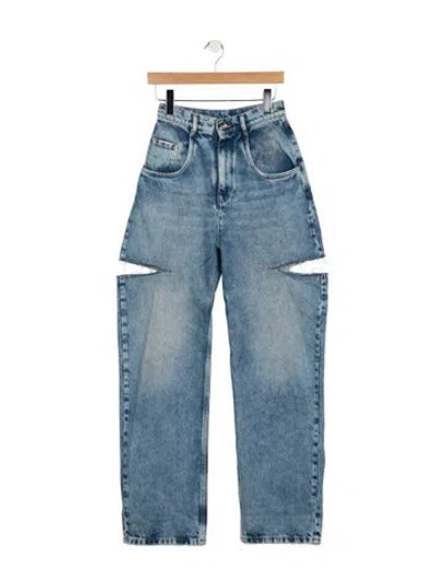 Pre-owned Maison Margiela 2023 Straight Leg Jeans In Blue