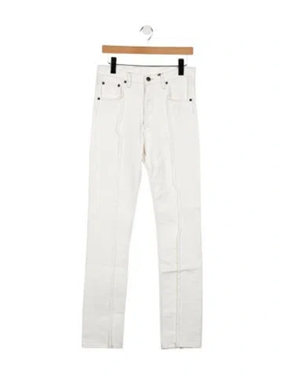 Pre-owned Maison Margiela 2023 Straight Leg Jeans W/ Tags In White
