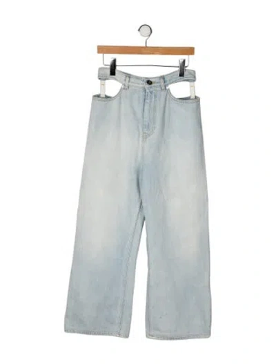 Pre-owned Maison Margiela 2023 Wide Leg Jeans In Blue