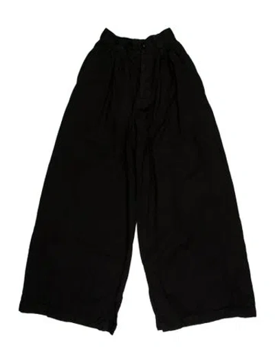 Pre-owned Maison Margiela 2023 Wide Leg Pants In Black