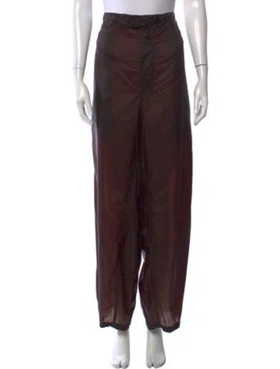 Pre-owned Maison Margiela 2023 Wide Leg Pants In Brown