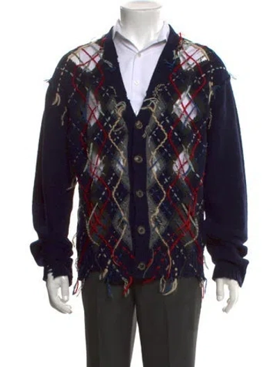Pre-owned Maison Margiela 2023 Wool Cardigan In Black