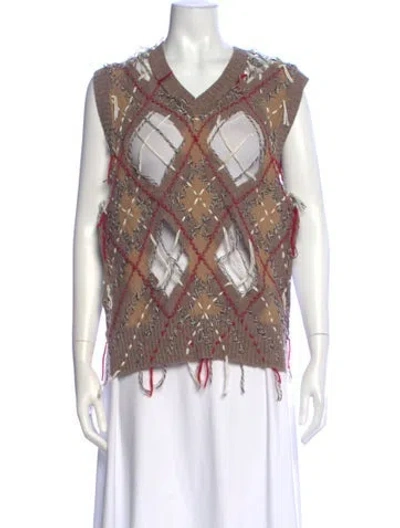 Pre-owned Maison Margiela 2023 Wool Sweater In Neutral