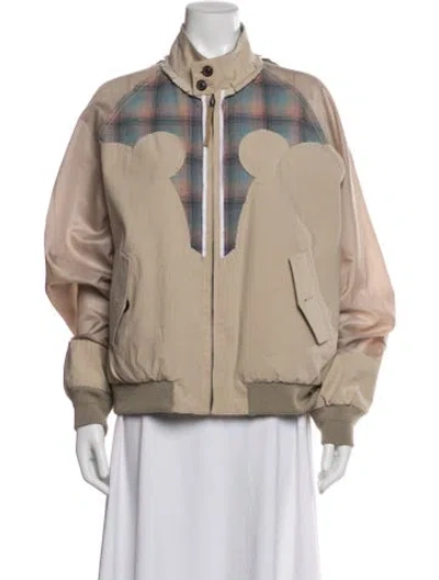 Pre-owned Maison Margiela 2023 X Pendleton Bomber Jacket In Neutral