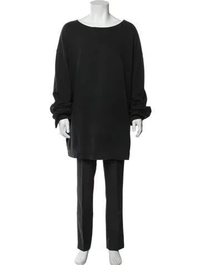 Pre-owned Maison Margiela 2024 Crew Neck Sweatshirt In Black