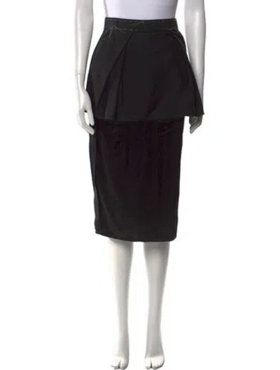 Pre-owned Maison Margiela 2024 Knee-length Skirt In Black