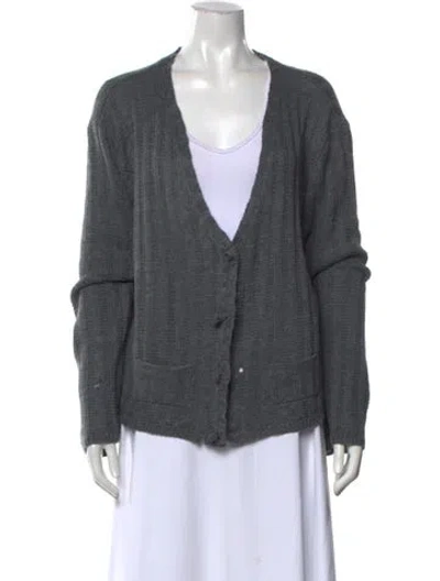 Pre-owned Maison Margiela 2024 Linen Sweater W/ Tags In Grey