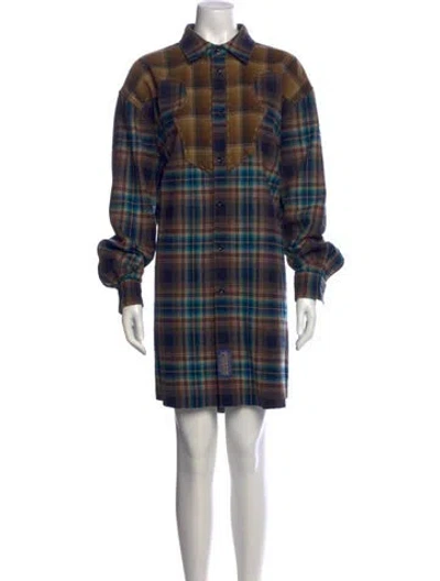 Pre-owned Maison Margiela 2024 Mini Dress In Brown