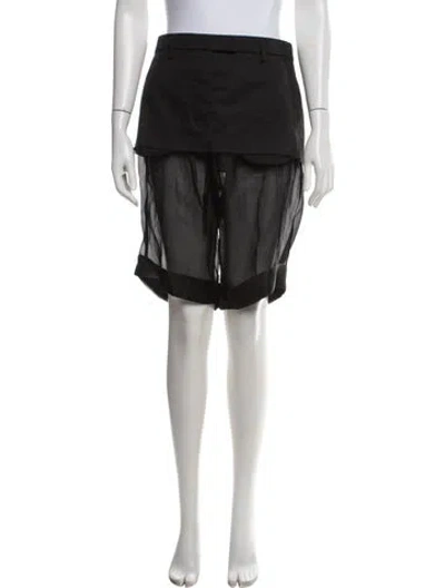 Pre-owned Maison Margiela 2024 Mini Shorts In Black