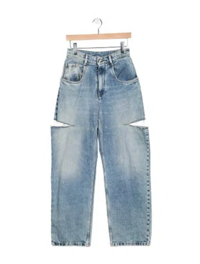 Pre-owned Maison Margiela 2024 Straight Leg Jeans In Blue