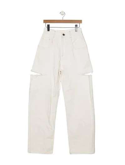 Pre-owned Maison Margiela 2024 Straight Leg Jeans In Neutrals