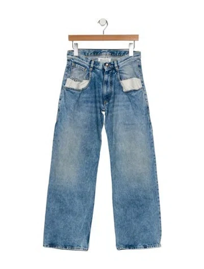 Pre-owned Maison Margiela 2024 Wide Leg Jeans In Blue