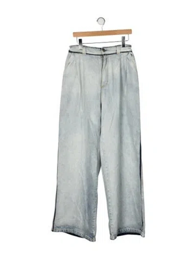Pre-owned Maison Margiela 2024 Wide Leg Jeans W/ Tags In Blue