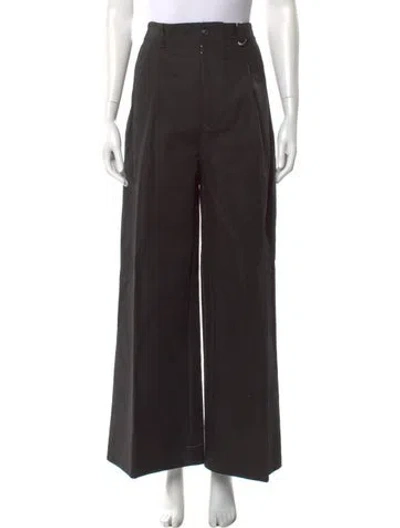 Pre-owned Maison Margiela 2024 Wide Leg Pants W/ Tags In Black