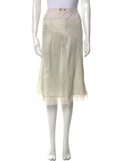 Pre-owned Maison Margiela 2025 Knee-length Skirt W/ Tags In Neutral