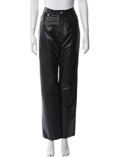 Pre-owned Maison Margiela 2025 Wide Leg Pants In Black