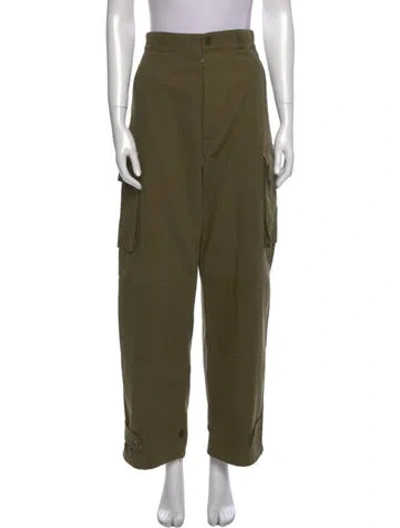 Pre-owned Maison Margiela 2025 Wide Leg Pants In Green