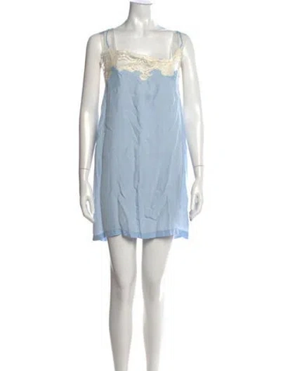 Pre-owned Maison Margiela 2026 Mini Dress W/ Tags In Blue