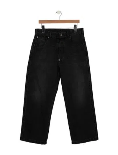 Pre-owned Maison Margiela 2026 Straight-leg Jeans In Black