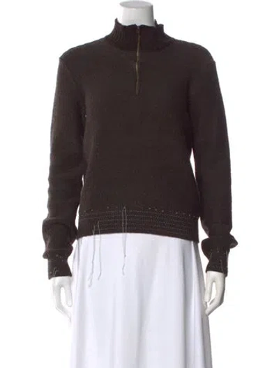 Pre-owned Maison Margiela 2026 Wool Sweater In Brown
