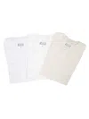 Maison Margiela 3-pack Of Cotton T-shirts In Multi