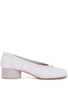 Maison Margiela Tabi Toe Pumps With 30mm Block Heels In Purple