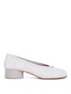 Maison Margiela Tabi Toe Pumps With 30mm Block Heels In Púrpura Claro