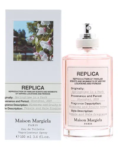 Maison Margiela 3.4oz Replica Springtime In The Park Edt In Transparent