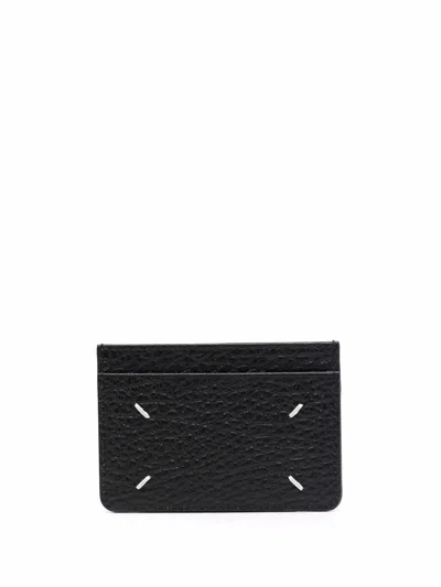 Maison Margiela 3cc Slim Four Stitches In Black