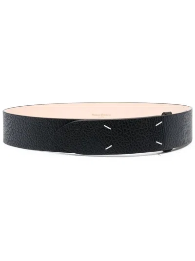Maison Margiela 4-needle Belt In Black