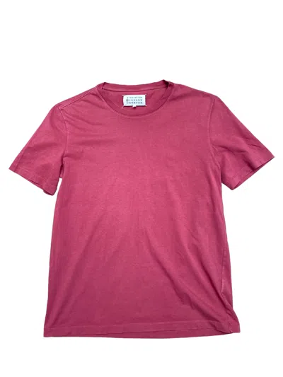 Pre-owned Maison Margiela 4 Stitches Red T-shirt