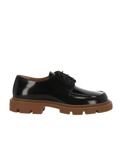 Maison Margiela Man Lace-up Shoes Black Size 8 Leather