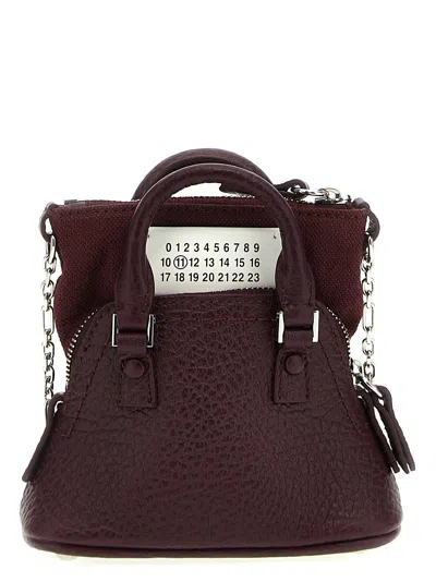 Maison Margiela 5ac Classique Baby Shoulder Bags Purple In Multicolor