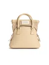 Maison Margiela '5 Ac' Micro Bag In Beige Lear