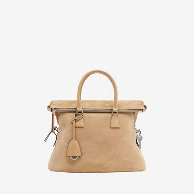 Maison Margiela 5ac Soft Medium Unisex Camel In Neutral