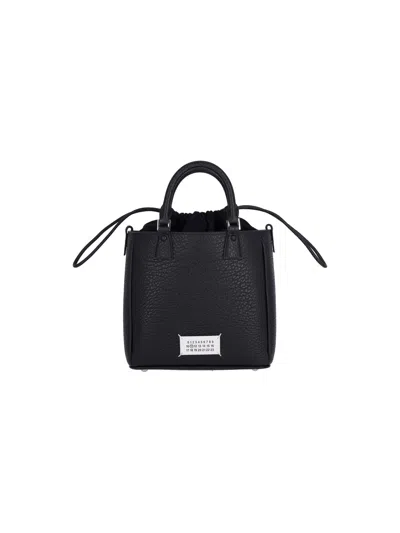 Maison Margiela '5 Ac Vertical' Crossbody Bag In Black  