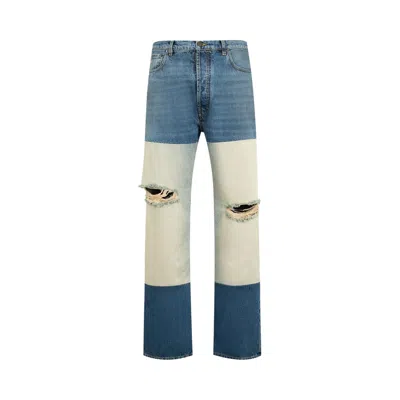 Pre-owned Maison Margiela 5 Pocket Pants 'denim' | Blue | Men's Size 32