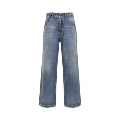Pre-owned Maison Margiela 5 Pocket Pants 'washed Blue' | Men's Size 34