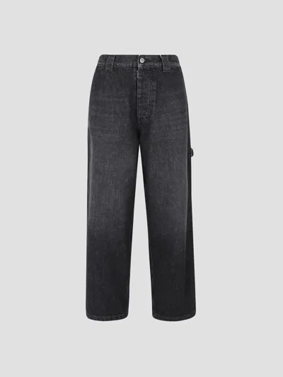 Maison Margiela 5 Pocket Utility Pants In Black