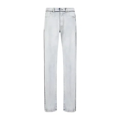 Maison Margiela 5-pockets Icy Slip Cotton Jeans In White