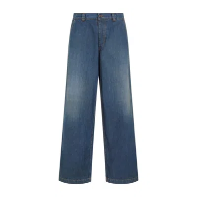 MAISON MARGIELA 5 POCKETS MID BLUE COTTON JEANS