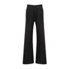 Maison Margiela Black Cotton 5 Pockets Pants In Black