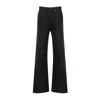 Maison Margiela Black Cotton 5 Pockets Pants In Black