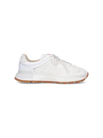 Maison Margiela White Leather Sneakers